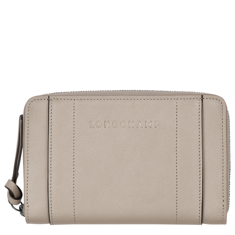 Longchamp 3D 錢包 , 土褐色 - 皮革  - 查看 1 3