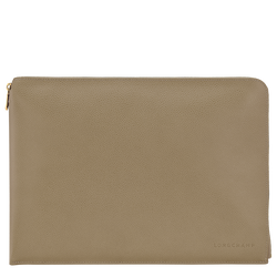 Le Foulonn&eacute; Laptop case , Lichen - Leather