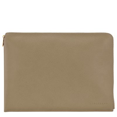 Le Foulonn&eacute; Laptop case , Lichen - Leather