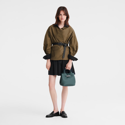 Le Roseau S Handbag , Cedar - Leather