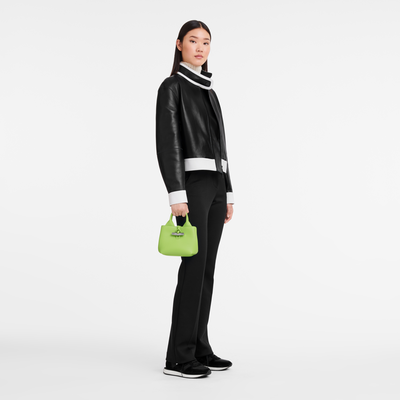 Le Roseau XS Handbag , Green Light - Leather