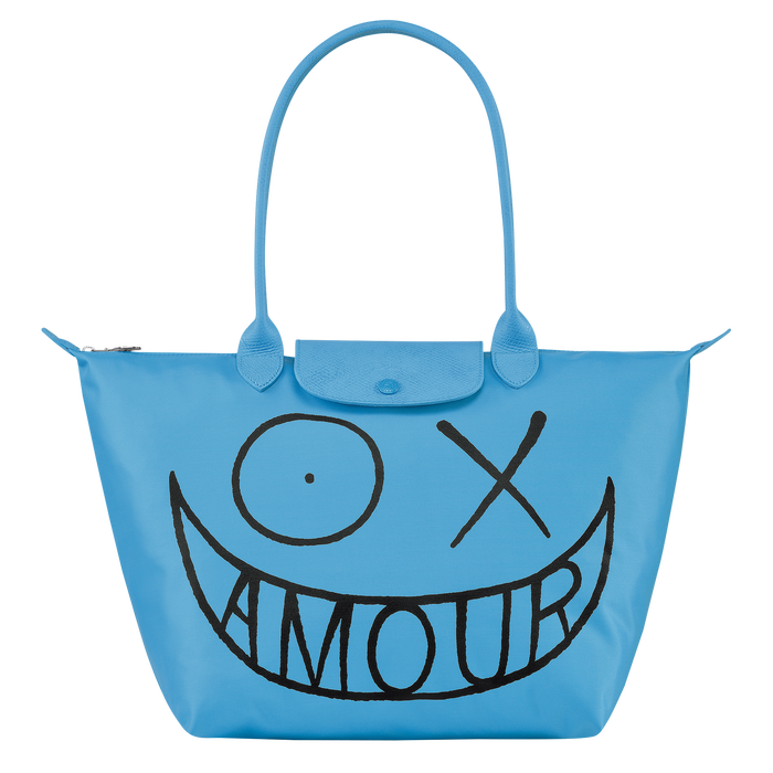Longchamp x André Shopping bag L, Blue