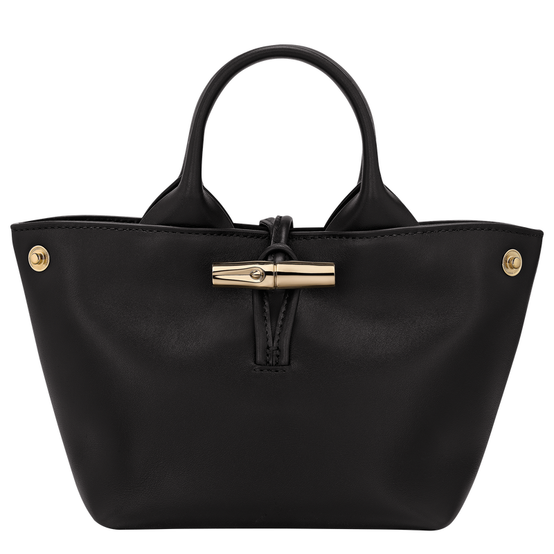 Le Roseau Bolso con asa superior XS , Cuero - Negro  - Vista 5 de 7