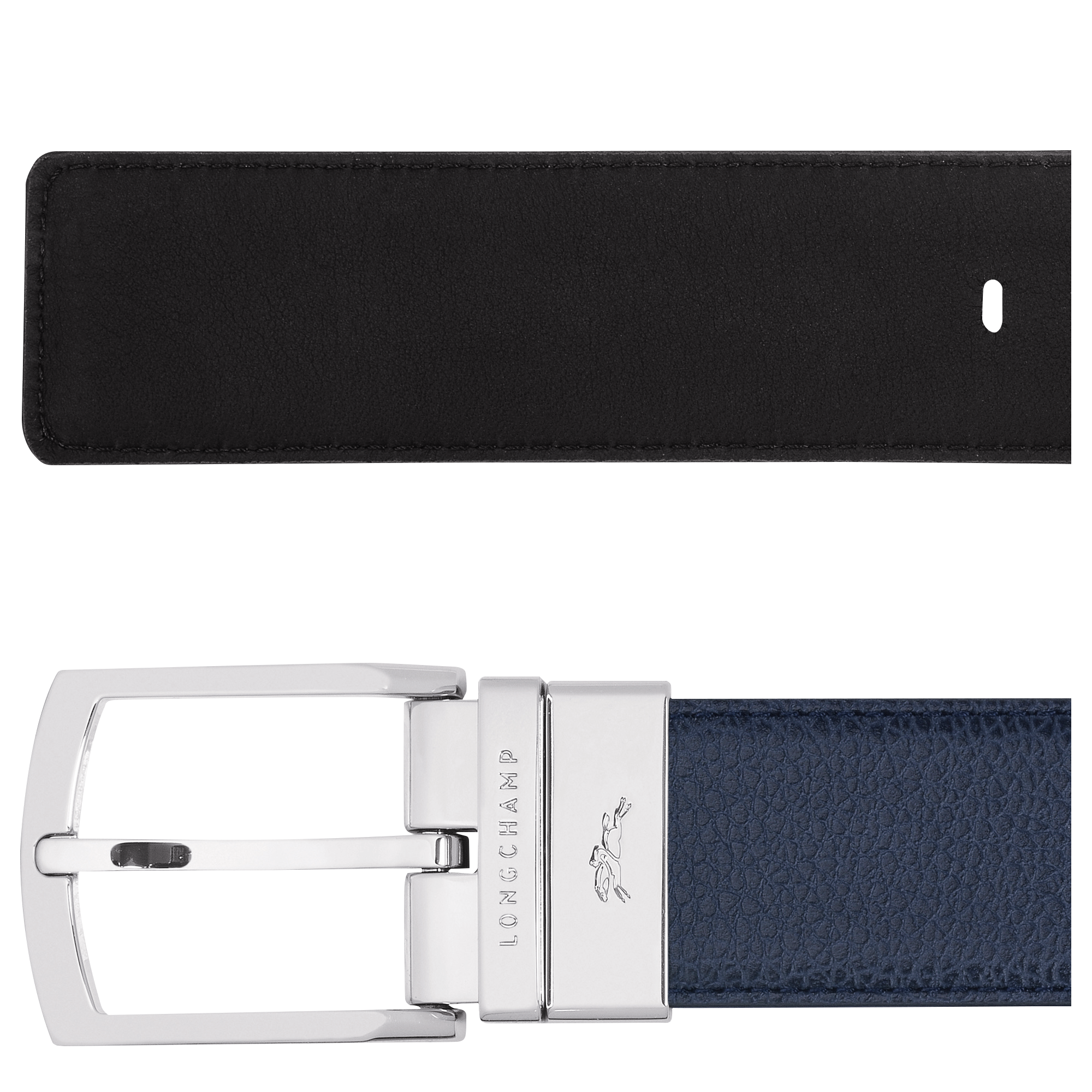 Le Foulonné Ceinture homme, Navy/Noir