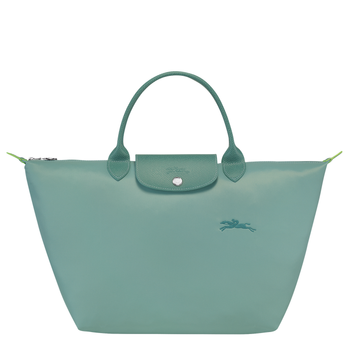 Le Pliage Green Top handle bag M, Lagoon