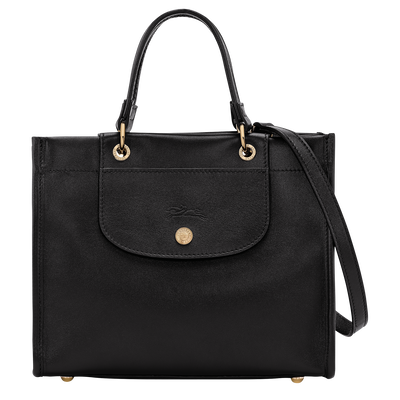 Sac à main S Cabas Longchamp , Cuir - Noir