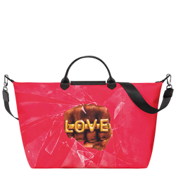 Longchamp x ToiletPaper Reisetasche S, Rot