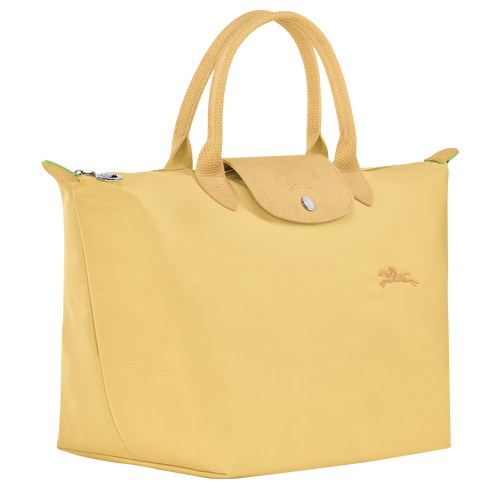 Handtasche M Le Pliage Green , Recyceltes Canvas - Weizengelb - Ansicht 2 von 5