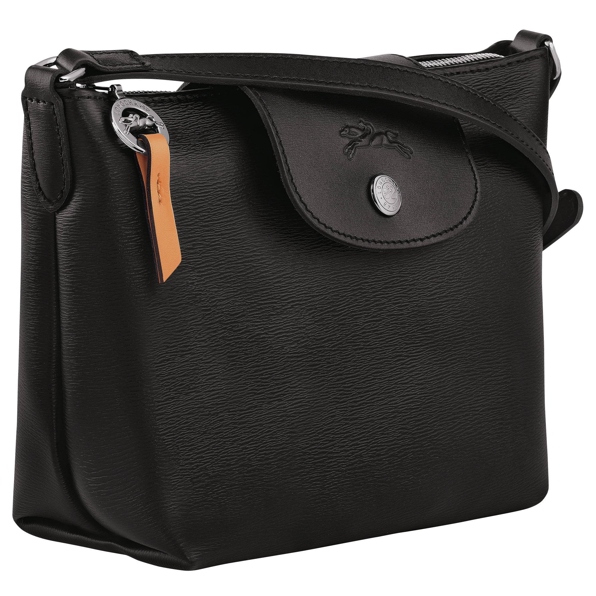 Le Pliage City Umhängetasche XS, Schwarz