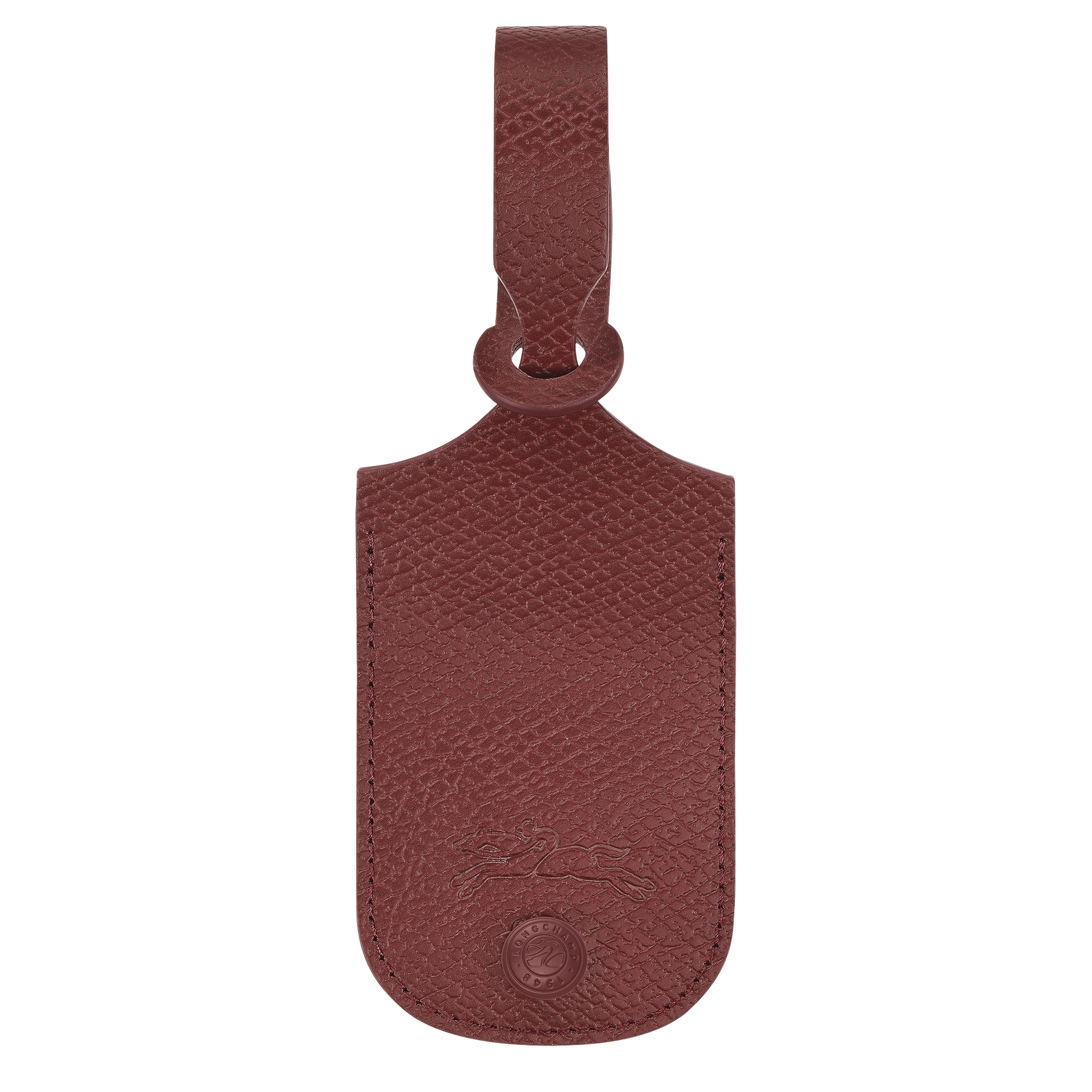 Le Pliage One Luggage tag, Burgundy