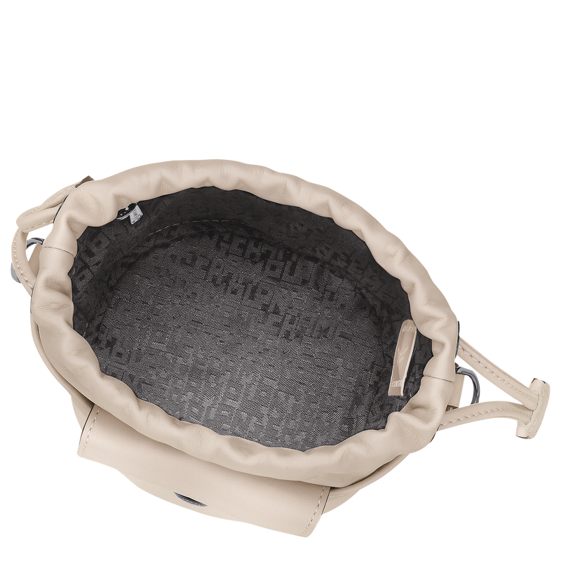 Le Pliage Xtra XS Bucket bag , Paper - Leather  - View 5 of  6