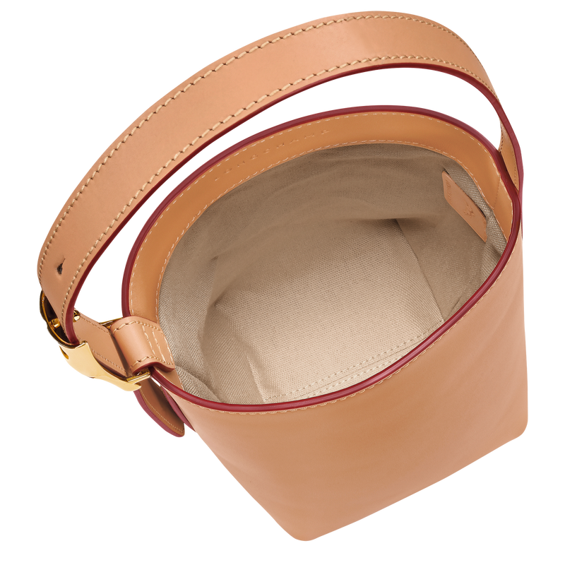 Le Smart Buckettas XS , Vegetaal - Leder  - Weergave 5 van  6