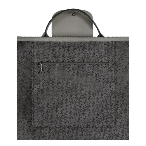 Sac de voyage S Le Pliage Xtra , Cuir - Tourterelle - Vue 5 de 6