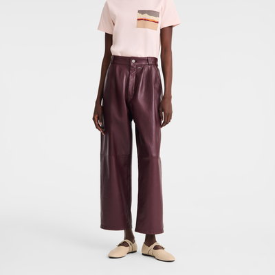 null Trousers, Burgundy