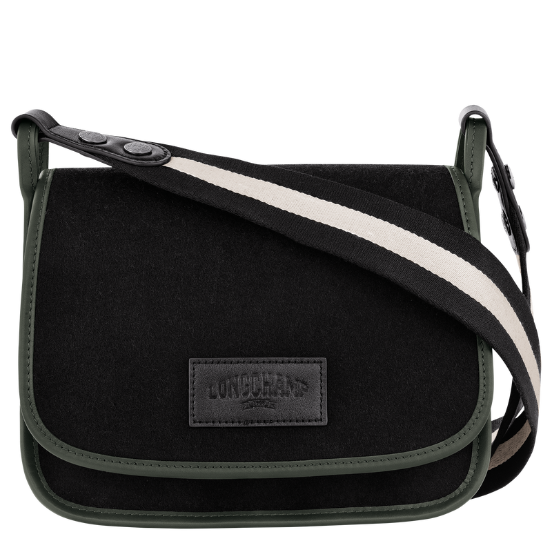 Sac bandouliere M Le Foulonne Toile Noir Longchamp CH