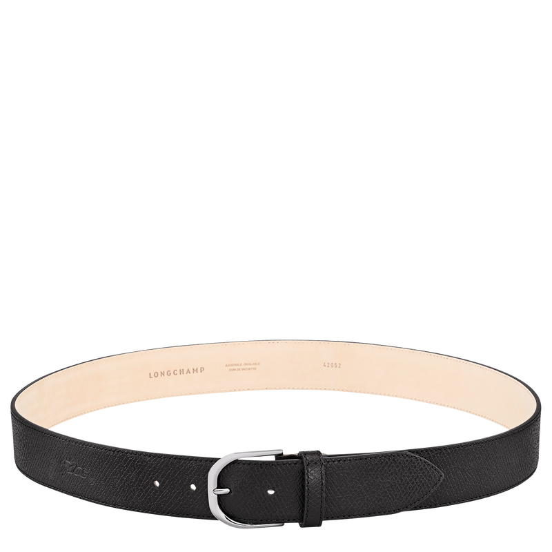 Le Pliage Original Men's belt , Black - Leather  - View 1 of  2