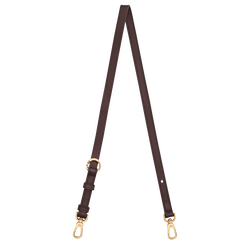 Shoulder strap , Mocha - Leather