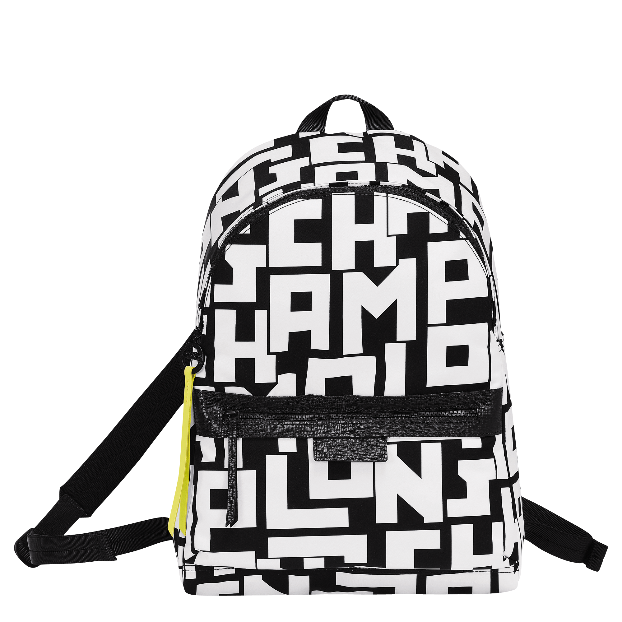 Backpack M Le Pliage LGP Black/White 