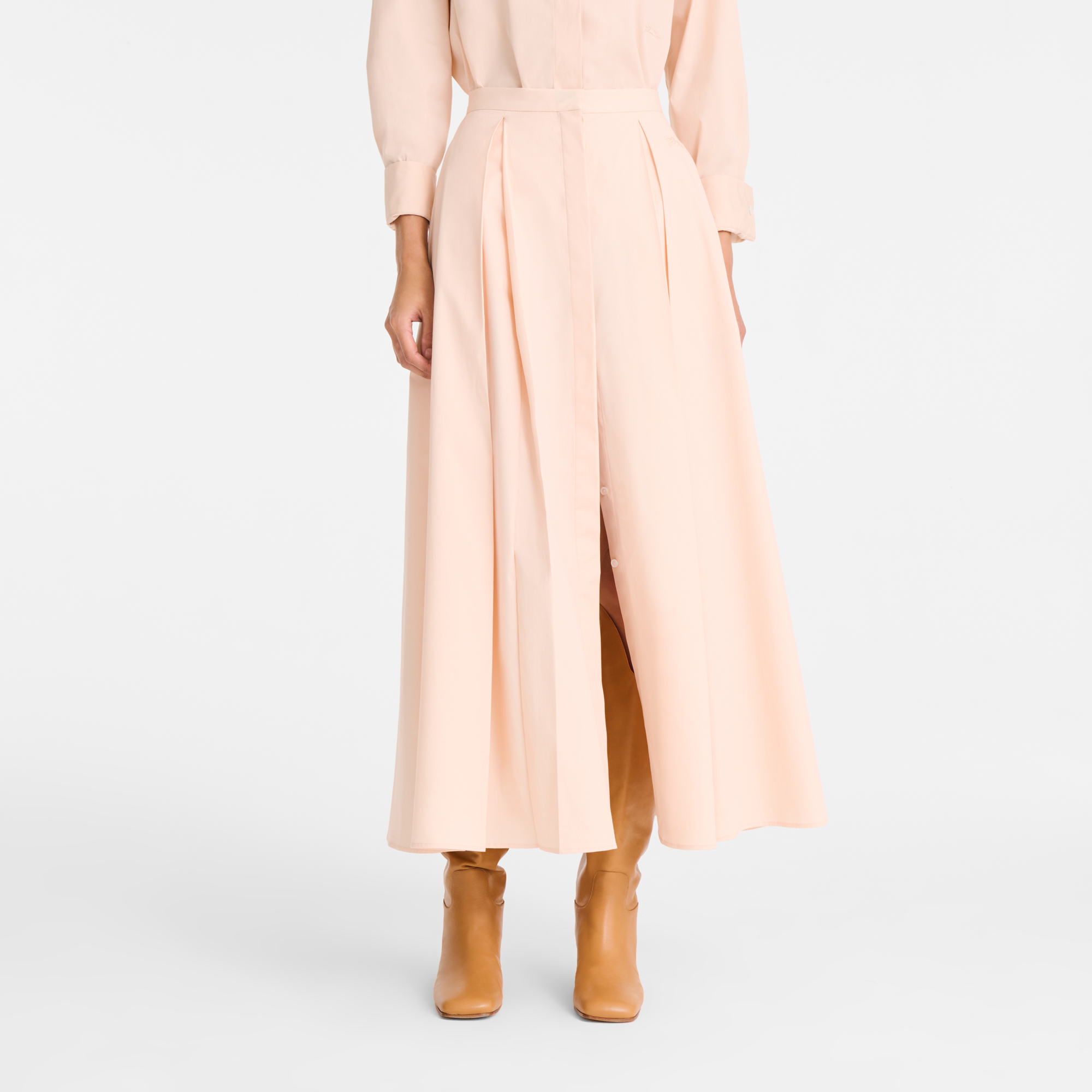 null Midi skirt, Cream