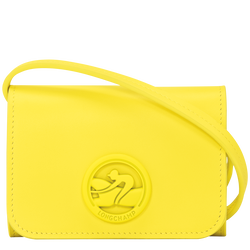 Coin purse with leather lace