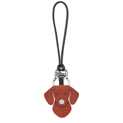 Key ring , Terracotta - Leather