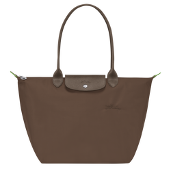 Le Pliage Green L Tote bag , Terra - Recycled canvas