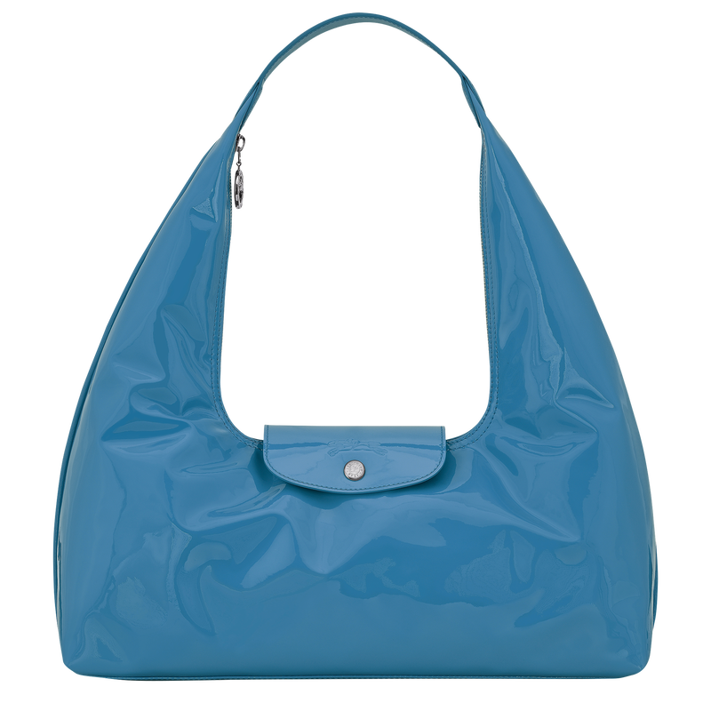 Sac port&eacute; &eacute;paule L Le Pliage Xtra , Cuir - Azur  - Vue 1 de 5