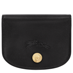 &Eacute;pure Card holder , Black - Leather