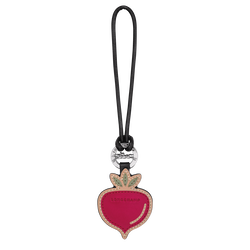 Longcharm Keyring , Beetroot - Leather
