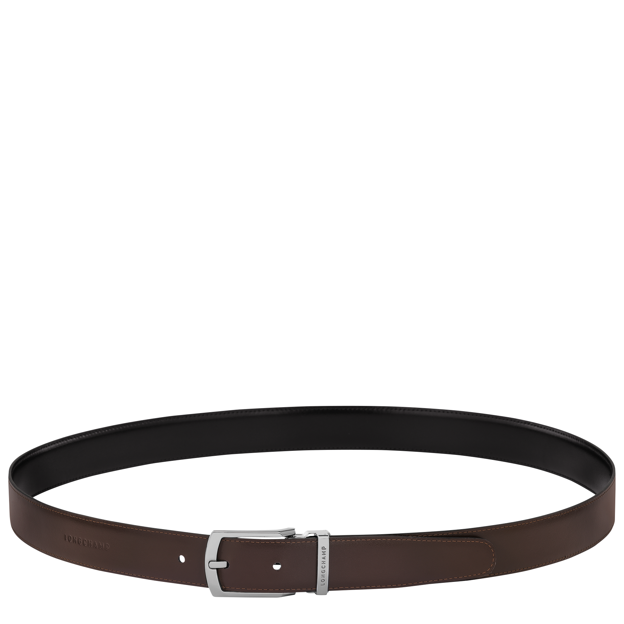 Men's belt, Black/Mocha - View 4 of
5 - zoom in Delta Box Men's belt, Black/Mocha