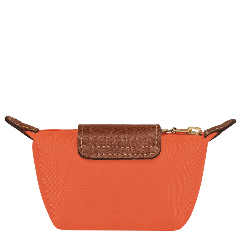 Le Pliage Original Coin purse , Orange - Recycled canvas  - View 2 of 3