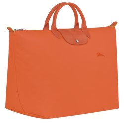 Le Pliage Green 旅行袋 S , 橘紅色 - 再生帆布
