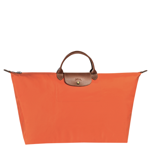 Le Pliage Original M Travel bag , Orange - Recycled canvas - View 1 of  6
