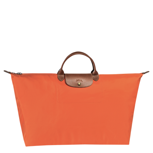 Reisetasche M Le Pliage Original , Recyceltes Canvas - Orange - Ansicht 1 von 6