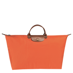Le Pliage Original 旅行袋 M , 橙色 - 再生帆布