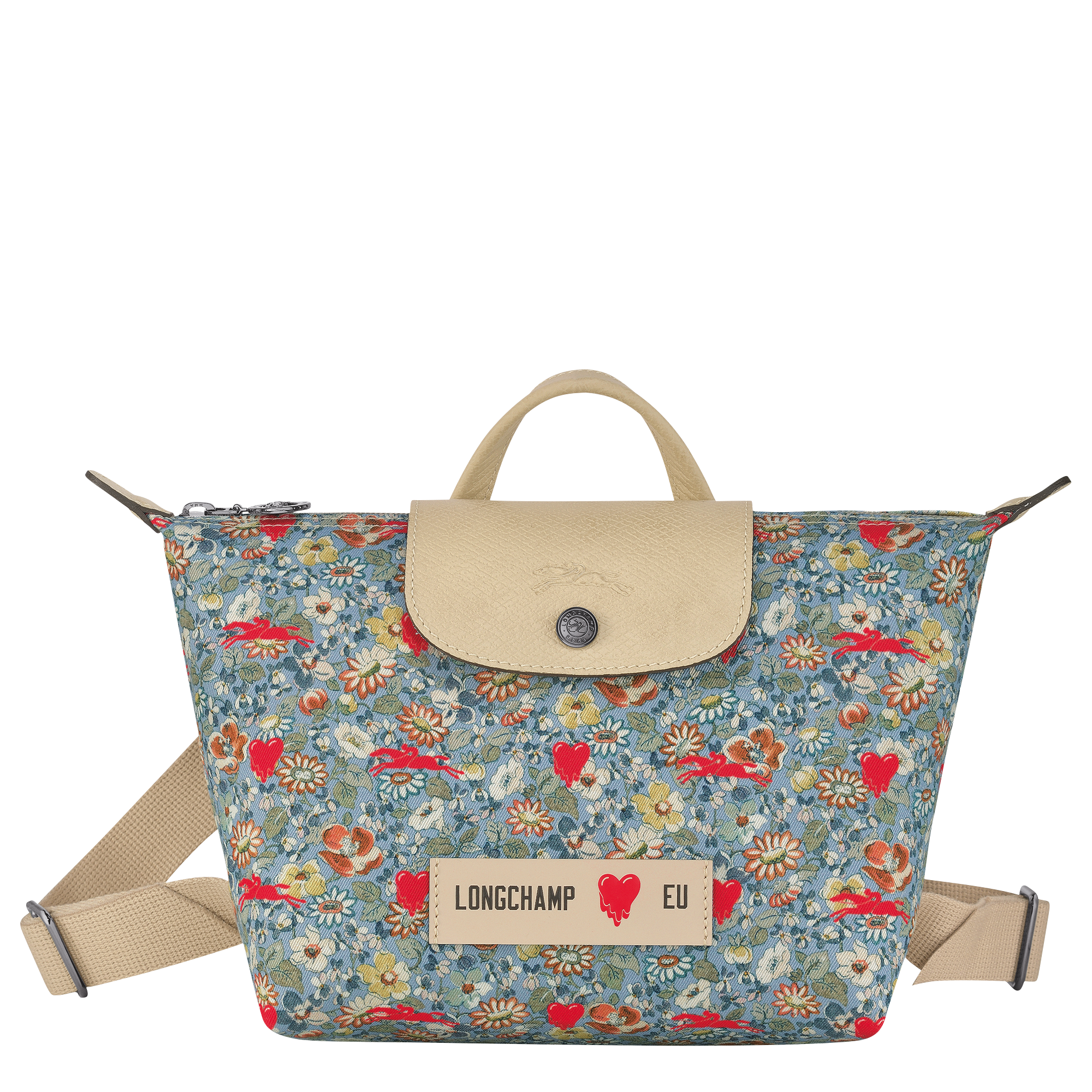 longchamp yellow backpack
