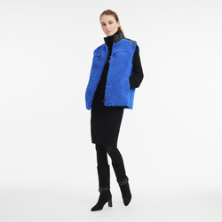 Gilet sans manches Collection Automne/Hiver 2023 , Cuir - Cobalt