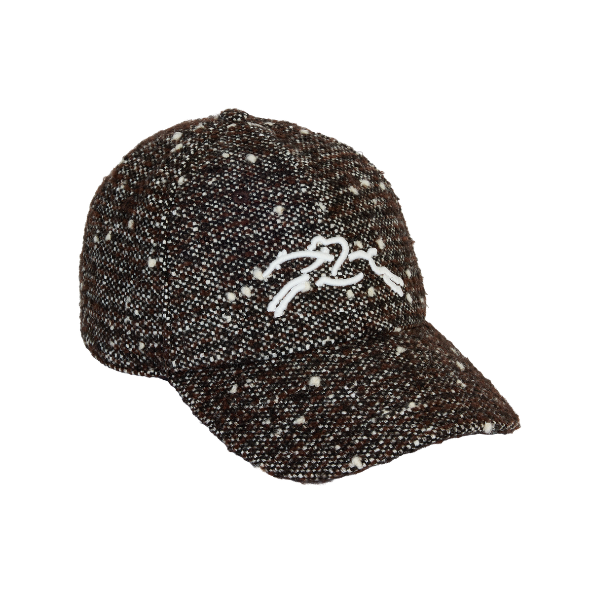 Женская кепка Longchamp Tweed, цвет: Мокко