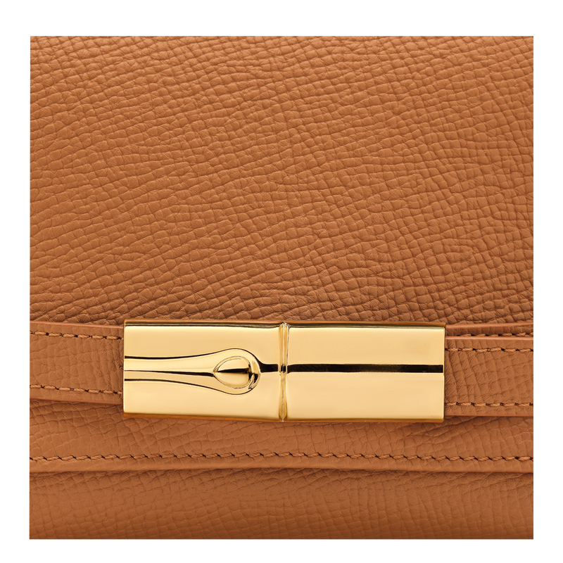 Le Smart S Crossbody bag , Caramel - Leather  - View 5 of  5
