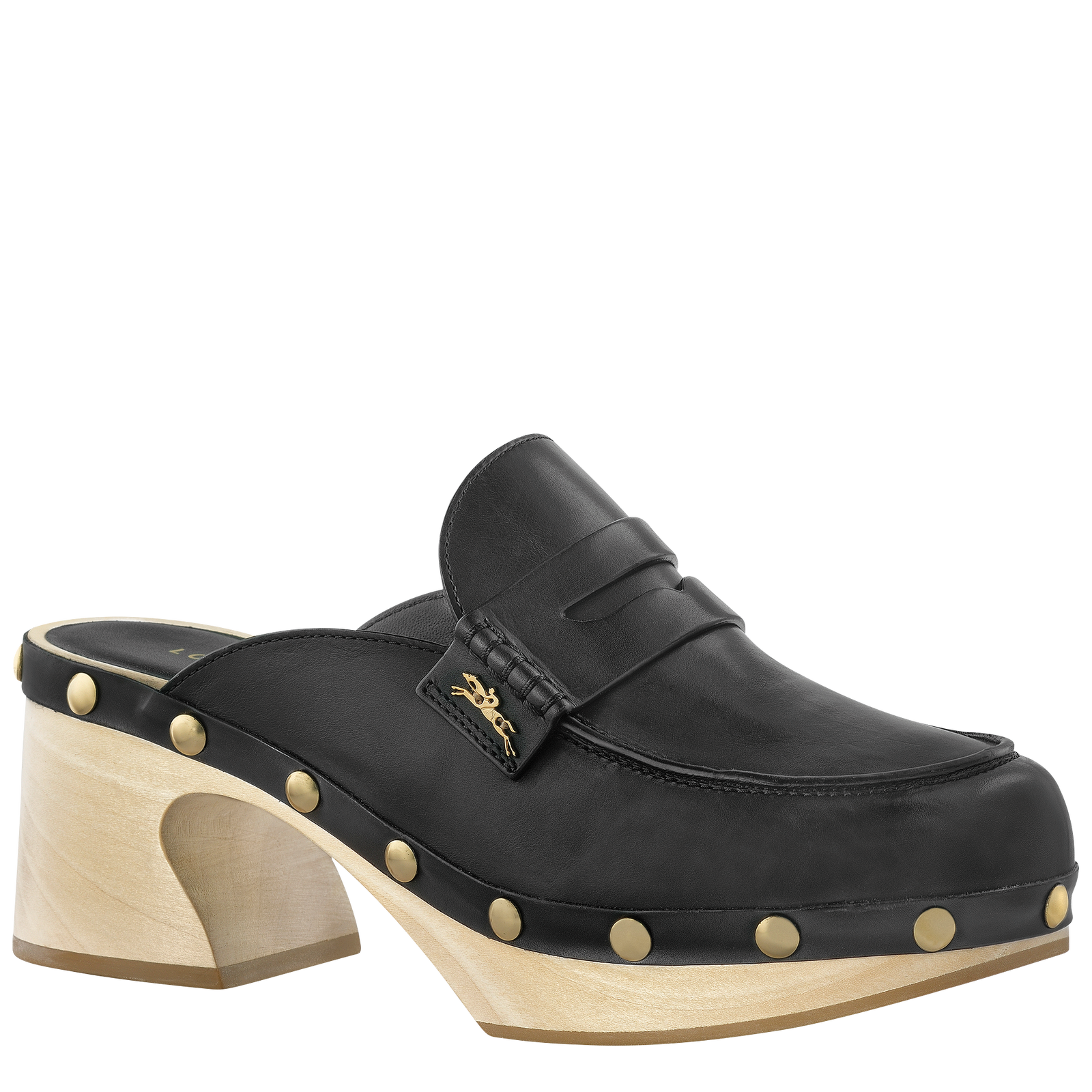Louis vuitton oak slip on clogs top