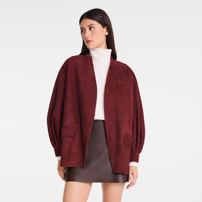 null Jacket, Burgundy