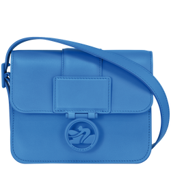 Box-Trot S Crossbody bag , Cobalt - Leather