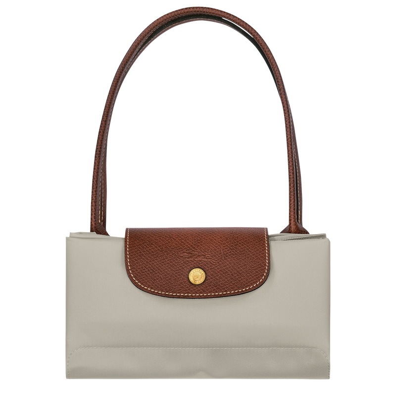 Borsa da spalla L Le Pliage Original , Tela riciclata - Grigio Verde  - View 6 of  6