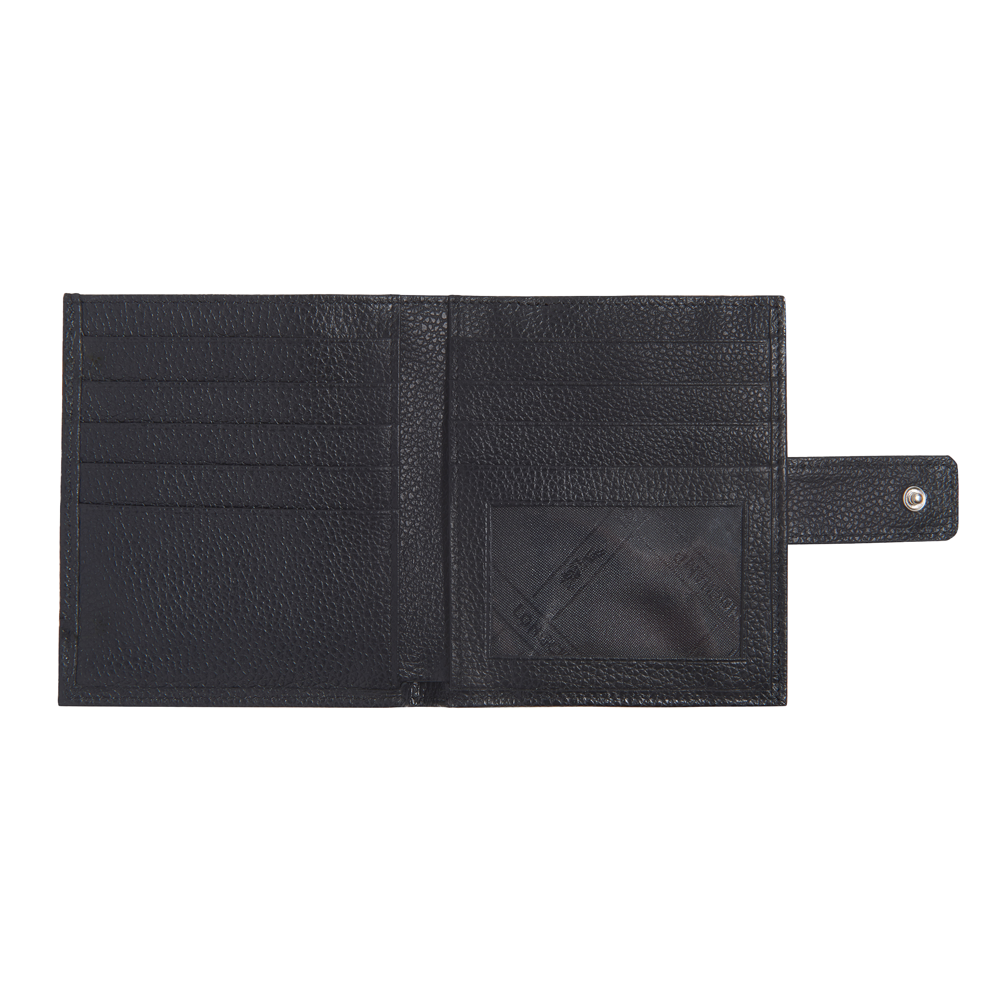 Le Foulonn&eacute; Compact wallet, Black