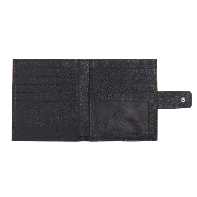 Le Foulonn&eacute; Compact wallet , Black - Leather  - View 2 of 2