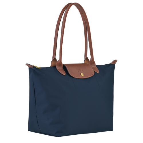 Le Pliage Original Pouch with handle Navy - Recycled canvas