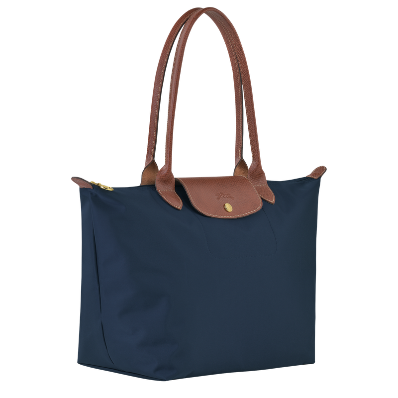 Le Pliage Original L Tote bag , Navy - Recycled canvas  - View 3 of  6