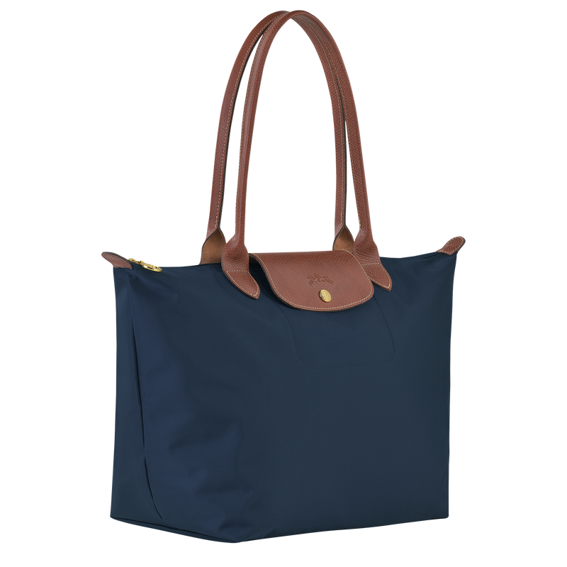 Shopper L Le Pliage Original , Recyceltes Canvas - Marine  - Ansicht 3 von 6