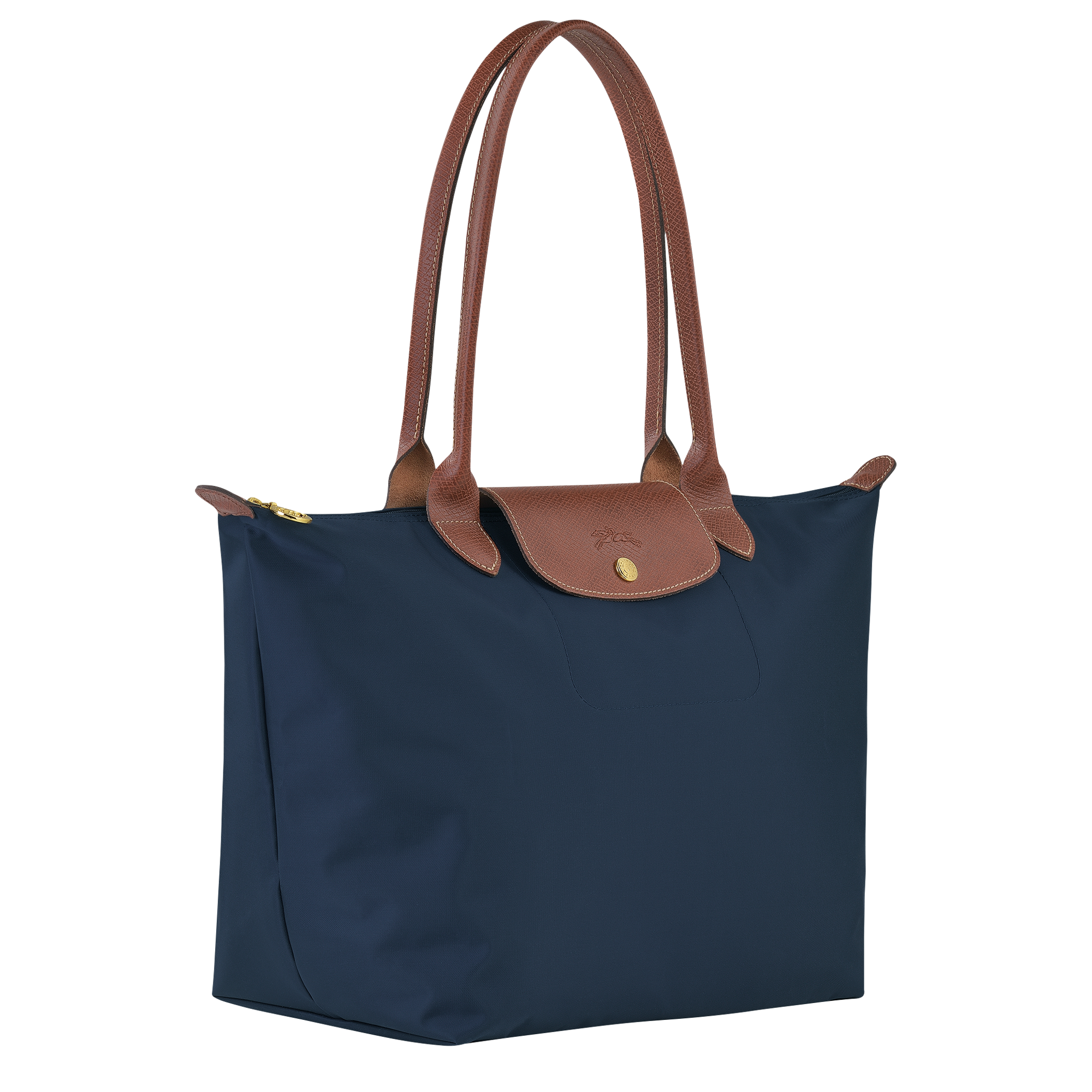 Le Pliage Original Schoudertas L, Marineblauw