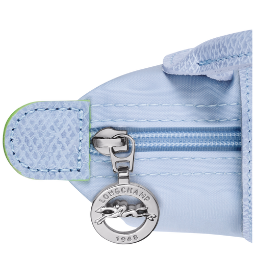 Le Pliage Green Pouch with handle , Sky Blue - Recycled canvas - View 5 of 5